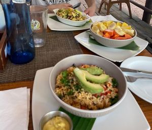   at Beach Dog Cafe in Nosara