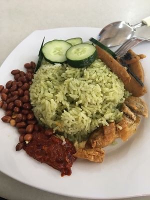 Nasi Lemak  at Fen Xiang Vegetarian Delights 芬香素食小厨 in Central Singapore