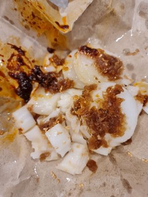 2 in 1 ~ chee chong fun & chwee kueh at Xiang Pin Vegetarian 香品 in Northeast Singapore