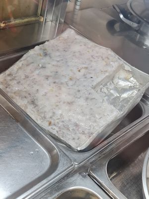 Yam cake ~ at Xiang Pin Vegetarian 香品 in Northeast Singapore