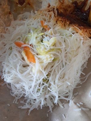 Fried white mee hoon ~ Circuit Breaker Period at Xiang Pin Vegetarian 香品 in Northeast Singapore