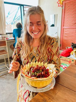   at Ayurvedico Cafe in Pokhara