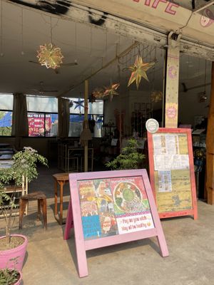   at Ayurvedico Cafe in Pokhara