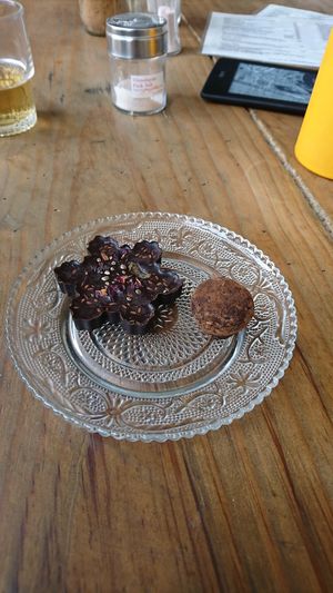 Truffle and chocolate at Ayurvedico Cafe in Pokhara
