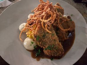 Kind of Schnitzel   at Zest Ubud in Ubud