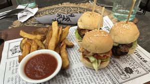Zest sliders #Veganuary at Zest Ubud in Ubud