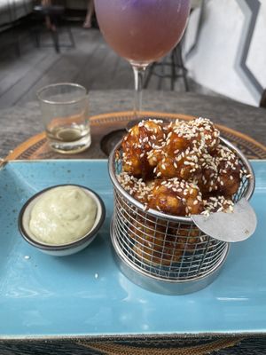 Cauliflower Wings - delicious   at Zest Ubud in Ubud