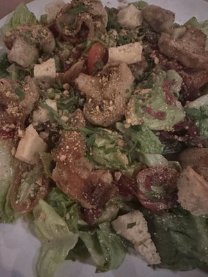 Ceaser salad with „bacon"  at Zest Ubud in Ubud