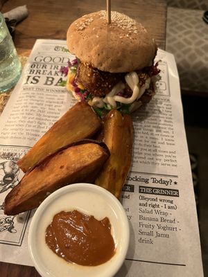 Burger  at Zest Ubud in Ubud