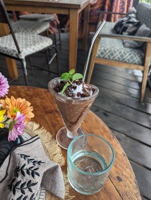 Choc brownie milkshake at Zest Ubud in Ubud