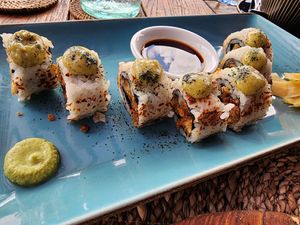 Sushi at Zest Ubud in Ubud