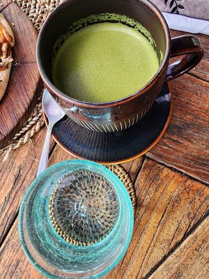 Matcha original with coconut milk at Zest Ubud in Ubud