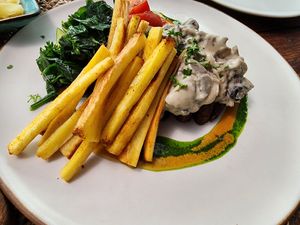 Jackfruit steak at Zest Ubud in Ubud