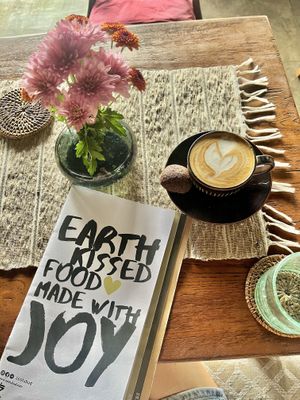 Flat white  at Zest Ubud in Ubud