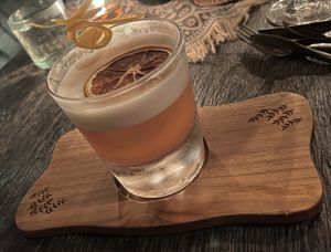 Dissarno sour with no egg white!  at Zest Ubud in Ubud