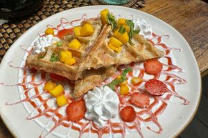 Waffle  #Veganuary at Zest Ubud in Ubud