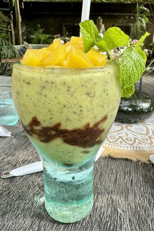 Good karma smoothie  at Zest Ubud in Ubud