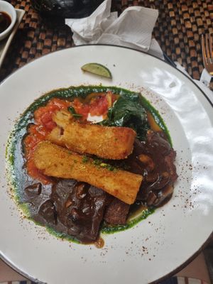 Jackfruit steak  at Zest Ubud in Ubud