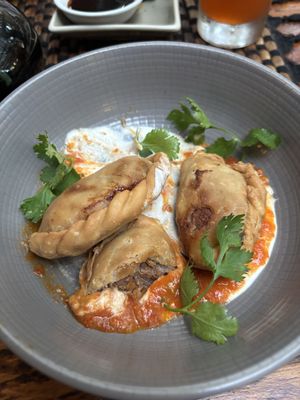 Jackfruit empanada   at Zest Ubud in Ubud