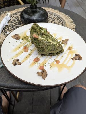 Savoury Seaweed Waffles at Zest Ubud in Ubud