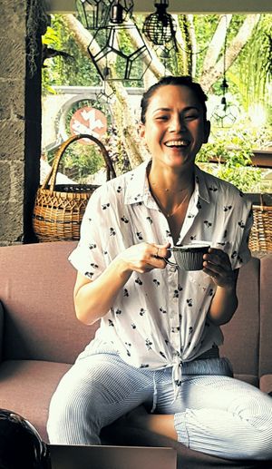 cacao latte at Zest Ubud in Ubud