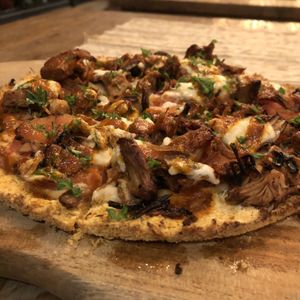 Special (jackfruit pizza) at Zest Ubud in Ubud