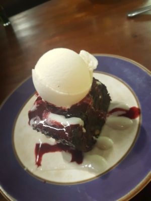 coconut icecream at Zest Ubud in Ubud