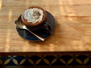 Hot chocolate  at Zest Ubud in Ubud