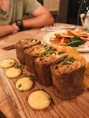 Jackfruit wraps at Zest Ubud in Ubud