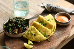 Flatbread at Zest Ubud in Ubud