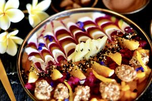 Island Spice smoothie bowl at Zest Ubud in Ubud