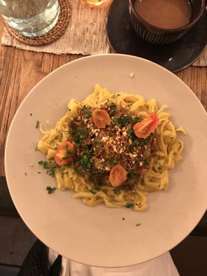 Pasta Fettucine Balignaise (gluten free)  at Zest Ubud in Ubud