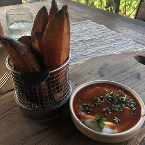 Sweet potatoes fries!  at Zest Ubud in Ubud