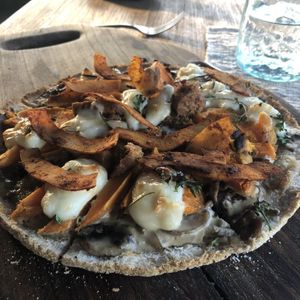 Jick Magger - coconut crust was interesting  at Zest Ubud in Ubud