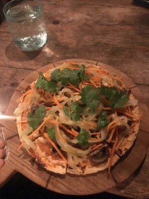 Thai and I pizza - Little bit wierd taste for pizza  at Zest Ubud in Ubud