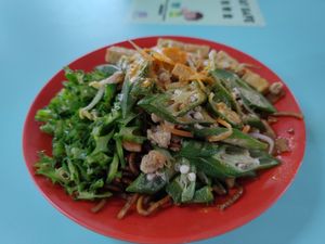 Big portion and great veg varieties. at Xiu Fa Zhai Vegetarian in Central Singapore