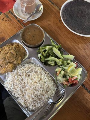 Healthy thali  at Chilly Beans in Dharamshala