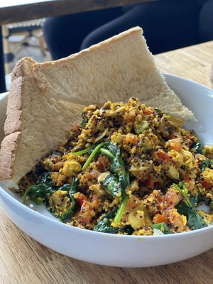Tofu Scramble - Vegan  at Preach Cafe in Bondi Beach