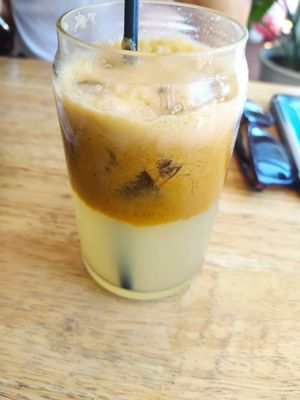 Ginger juice at Preach Cafe in Bondi Beach