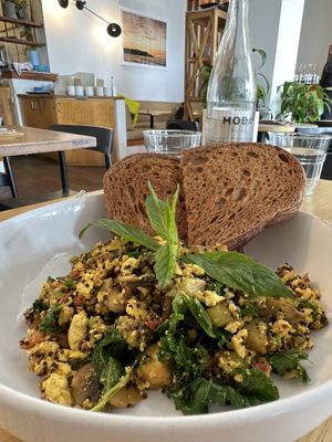 Tofu scramble   at Preach Cafe in Bondi Beach