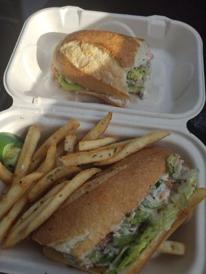 the infamous tuna lunch I've been trying to recreate for weeks at Noble Vegetarian in Sacramento