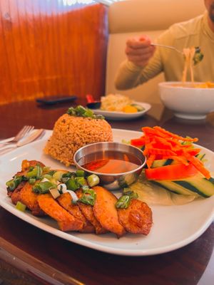 Angel at Peace  at Noble Vegetarian in Sacramento