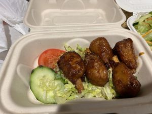 Roti drumstick   at Noble Vegetarian in Sacramento