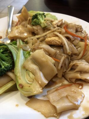 Chow fun at Noble Vegetarian in Sacramento