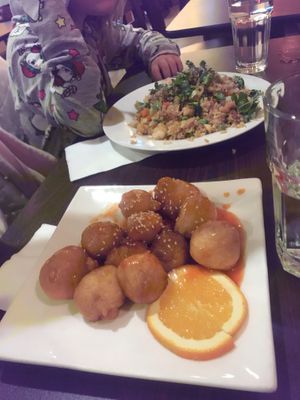 Best orange vegikkin! So yummy at Noble Vegetarian in Sacramento