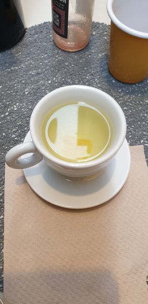 White coffee at SAJ in Nice