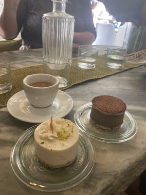 Go for the great Lebanese flatbreads - stay off the sublime vegan cheesecakes - especially the Tiramisu one!  at SAJ in Nice