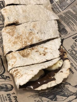 Banana and chocolate 🙏🏼 perfect dessert (: at SAJ in Nice