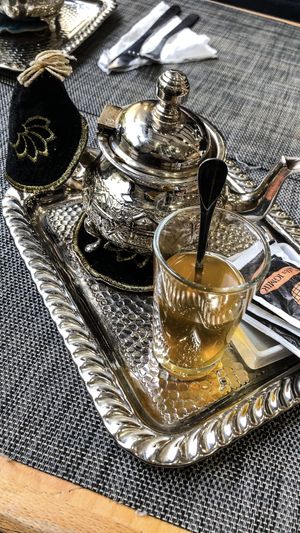 Mint tea  at Cinema Cafe in Fes
