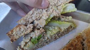 Chickplease Sandwich #Veganuary at Three Twigs & Co in Springfield